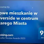 Mieszkanie W Riverside W Centrum Starego Miasta Z Parkingiem